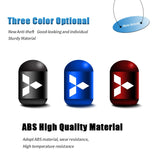 4pcs/set Mitsubishi Car Air Valve Stem Cap Anti Dirty Tyre Valve Covers