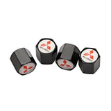 4pcs/set Mitsubishi Car Air Valve Stem Cap Auto Tyre Valve Covers