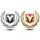 Dodge Metal Car Rear Sticker Auto Window Emblem Badge Decal