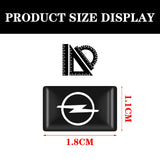 10pcs Opel Epoxy Car Armrest Button Sticker