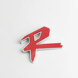 3D Metal Car Styling R Logo Emblem Sticker for CRV Jade Fit Odyssey Civic Mugen Vezel Accord CRV Amaze Auto Accessories