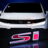 Honda SI Logo Car Front Hood Grille LED Light