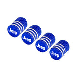 4pcs/set Jeep Metal Car Wheel Tire Valve Stem Caps Covers