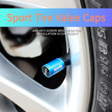 4pcs/set Jeep Logo Sport Matte Car Air Valve Stem Caps Auto Tyre Valve Covers