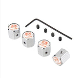 4pcs/set Dodge RAM Viper RT Anti-Theft Car Wheel Tire Valve Stem Caps Covers