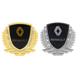 Renault Metal Diamond Car Rear Sticker Trunk Emblem Badge Decal