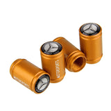 4pcs/set Mercedes Benz AMG Logo Matte Car Air Valve Stem Caps Auto Tyre Valve Covers