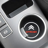 2pcs/set Citroen PVC Car Water Coaster Cup Mat