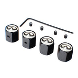 4pcs/set Infiniti Anti-Theft Car Air Valve Stem Cap Auto Tyre Valve Covers