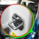 4pcs/set Renault Stainless Steel Car Door Lock Cover Protection