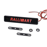 Mitsubishi Ralliart Logo Car Front Hood Grille LED Light