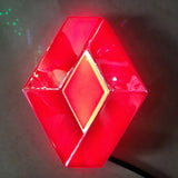 7.4x9.5cm Renault Car LED Light Front Rear Emblem Badge