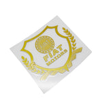 Fiat Shield Car Rear Sticker Auto Window Emblem Badge Decal