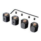 4pcs/set Cadillac Anti-Theft Car Air Valve Stem Cap Auto Tyre Valve Covers