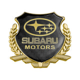 Subaru Metal Carbon Fiber Car Rear Sticker Shield Trunk Emblem Badge Decal