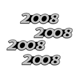 4pcs/set Peugeot 206 207 208 307 308 407 508 2008 3008 4008 5008 Metal Car Stereo Sticker Auto Audio Emblem Decal