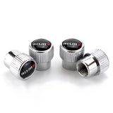 4pcs/set Nissan Nismo GTR Logo Car Air Valve Stem Caps Auto Tyre Valve Covers