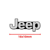4pcs/set Jeep Cherokee Renegade Metal Car Stereo Sticker Auto Audio Emblem Decal