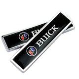 2pcs/set Buick Logo Metal Car Side Sticker Auto Emblem Badge