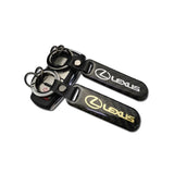 Lexus Carbon Fiber Car Logo Keychain Keyring