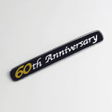 Car Side Badge Trunk Sticker for Land Cruiser 60th Anniversary Prado Prius Corolla Rav4 Auris Supra Avalon CHR Highlander