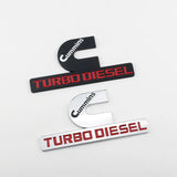 Dodge CUMMINS Turbo Metal Car Rear Sticker Emblem Badge