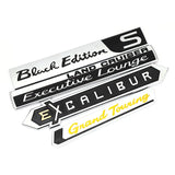 Car Stickers Badge Emblem Decal for Toyota Land Cruiser Executive Lounge White Black Edition S Excalibur Grand Touring GT Decals