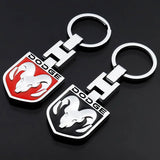 Dodge Metal Car Keychain Key Ring Pendant