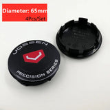 4pcs/set 65mm Skoda HRE ABS Car Wheel Hub Center Caps Covers
