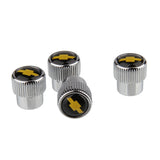 4pcs/set Chevrolet Logo Car Air Valve Stem Caps Auto Tyre Valve Covers