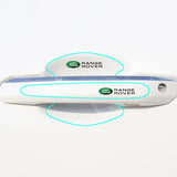 8pcs Land Rover Car Door Handle Bowl Wrist Transparent Protector Anti-collision Decal