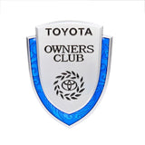 Toyota Metal Shield Car Rear Sticker Auto Window Emblem Badge Decal