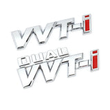 Car Sticker Emblem Badge Decals for Dual VVT-i VVTI Camry COROLLA YARiS Rav4 Ralink REIZ CROWN PRIUS REIZ Auris Avensis