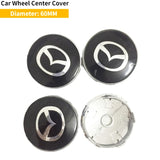 4pcs/set 52/56/60mm Mazda Car Wheel Center Hub Caps Hub Covers