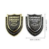 Chevrolet Shield Carbon Fiber Car Rear Sticker Window Emblem Badge Decal