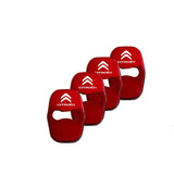 4pcs/set Citroen Stainless Steel Car Door Lock Cover Protection
