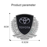 Toyota Metal Diamond Car Rear Sticker Auto Window Emblem Badge Decal