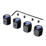 4pcs/set Subaru STI Anti-Theft Car Air Valve Stem Cap Auto Tyre Valve Covers