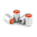 4pcs/set Subaru STI Logo Sport Matte Car Air Valve Stem Caps Auto Tyre Valve Covers