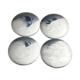 4pcs/set 56mm Peugeot Car Wheel Center Hub Sticker Decal