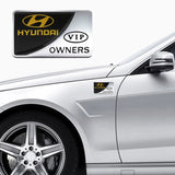 Hyundai VIP OWNERS Metal Car Stickers Rear Emblem Badge