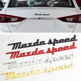 Mazda Mazdaspeed Logo Metal Car Rear Sticker Decal Auto Trunk Emblem Badge