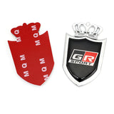 3D Car Sticker GR Sport Logo Emblem Badge Decals for Toyota HV YARiS GRMN RZ RC RS Prius GR Sport Lexus Harrier GR Logo Sticker