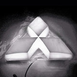 8.05x7.9cm Mitsubishi Car LED Light Front Rear Emblem Badge