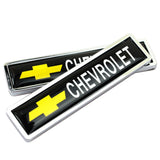 2pcs/set Chevrolet Logo Metal Car Side Sticker Auto Emblem Badge