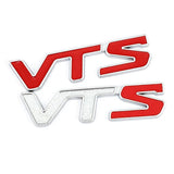 Citroen VTS Metal Car Rear Sticker Trunk Emblem Badge Decal