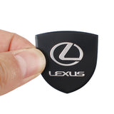 35*34mm Metal Car Rear Trunk Sticker for GS300 GS350 GS430 RX270 RX400 IS200 IS250 CT200H Shield Emblem Decals Accessories