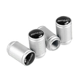 4pcs/set Mercedes Benz AMG Logo Matte Car Air Valve Stem Caps Auto Tyre Valve Covers