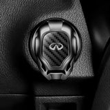 Infiniti Iron Man Metal Car Engine One-click Start Stop Button Cover