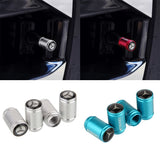 4pcs/set Mercedes Benz AMG Logo Matte Car Air Valve Stem Caps Auto Tyre Valve Covers